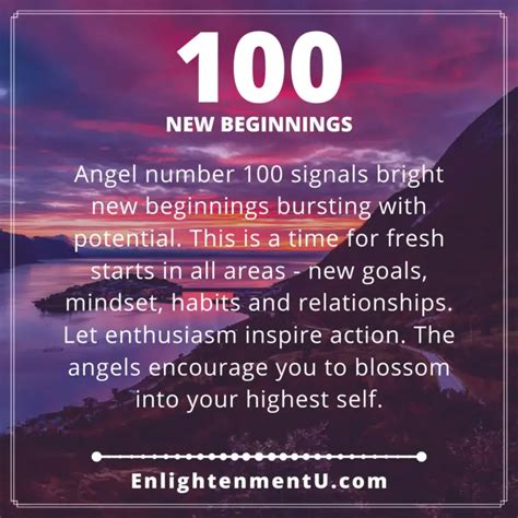 100 angel number twin flame|100 Angel Number Meaning: New Beginnings, Infinite。